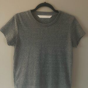 MOTHER Gray Short Sleeve Tee